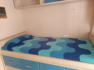 Colcha de verano azul