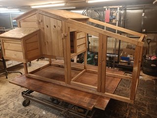 Gallinero de Madera Maciza para 6 Gallinas