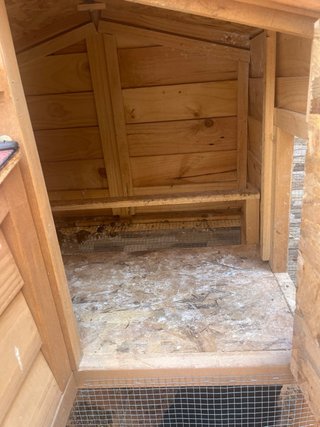 Gallinero de Madera Maciza para 6 Gallinas