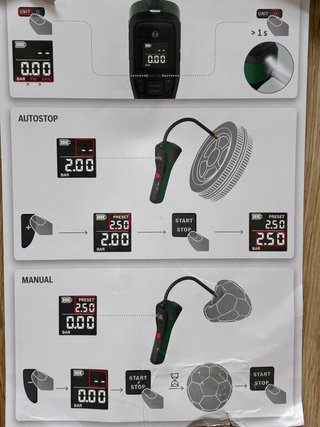Bosch EasyPump compresor portátil 10,3 bar 150psi