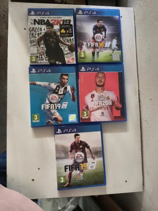 Fifa 15, 16, 19, 20 e NBA 19 per PS4