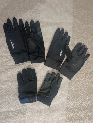Guantes Hípica Niños/as Negro