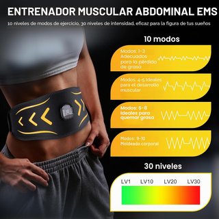 nuevo Electroestimulador Abdominal EMS