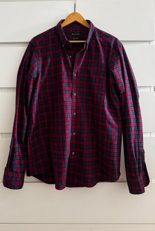 Camisa Massimo Dutti Morada Talla XL
