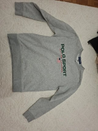 Sudadera Polo Sport Ralph Lauren Gris 100%Original