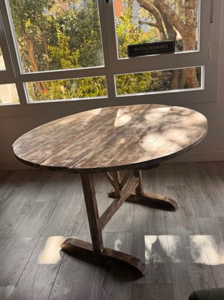 Mesa antigua Vendimia patina francesa