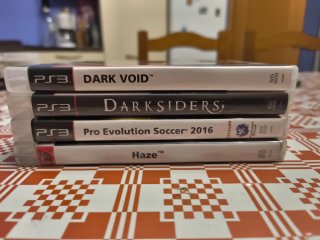 Pack 4 Juegos PS3: PES 2016, Darksiders, Dark Void