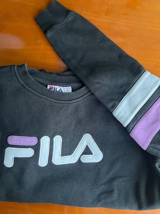 Sudadera Fila Negra y Morada
