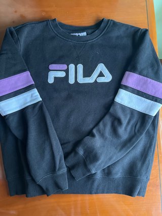 Sudadera Fila Negra y Morada