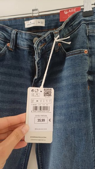 Jeans Flare Springfield Talla 34. NUEVOS
