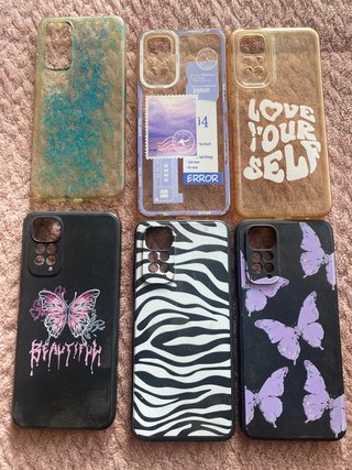 Set di 6 custodie per Xiaomi Redmi Note 11/11S