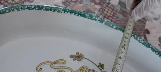 Vassoio ovale per spaghetti in ceramica