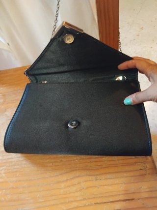 Bolso de fiesta Azarey negro
