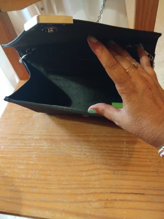 Bolso de fiesta Azarey negro