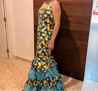 Traje de flamenca talla S