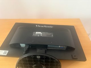 Pantalla ViewSonic Negra con adaptador USB c -VGA