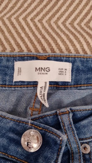 Pantalón vaquero Mango Talla 36