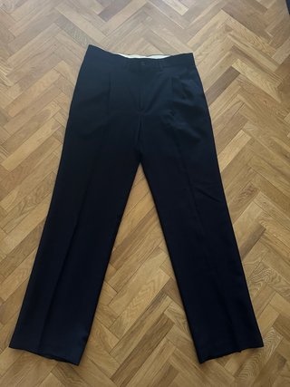 Pantalón de traje hombre negro