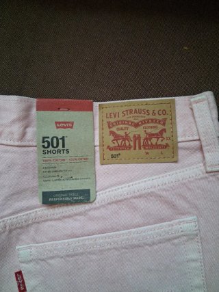 LEVI'S STRAUSS 501 ORIGINAL ,SHORT VAQUERO MUJER