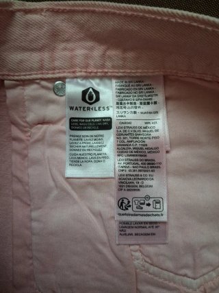 LEVI'S STRAUSS 501 ORIGINAL ,SHORT VAQUERO MUJER