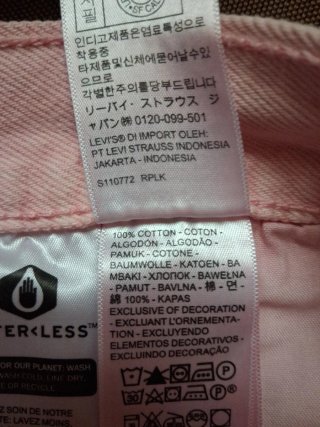 LEVI'S STRAUSS 501 ORIGINAL ,SHORT VAQUERO MUJER