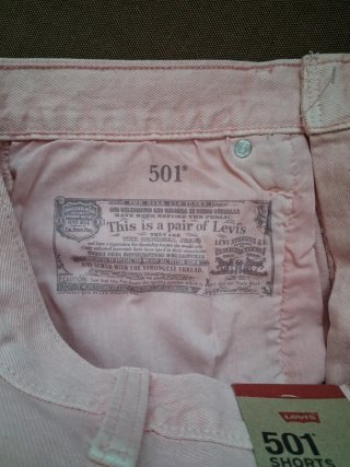 LEVI'S STRAUSS 501 ORIGINAL ,SHORT VAQUERO MUJER