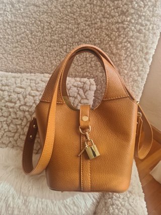 Bolso de Piel Marrón