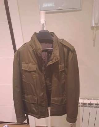 Chaqueta Estilo Militar Verde Oliva