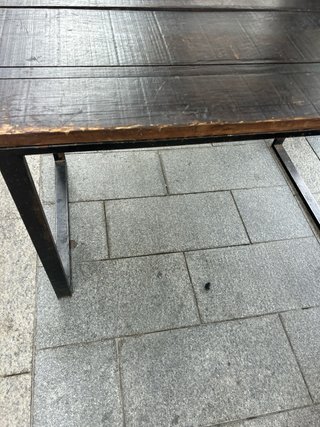 Mesas de Bar de Madera y Metal