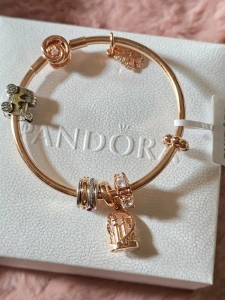 Pulsera Pandora Oro Rosa
