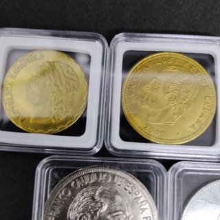 🇪🇦 7 MONEDAS ANTIGUAS ESPAÑOLAS REPRODUCCIONES