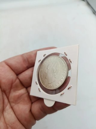 MONEDA DE PLATA 2000 PESETAS ESPAÑA 1995