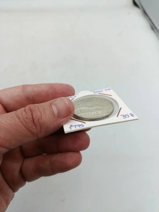 MONEDA DE PLATA 2000 PESETAS ESPAÑA 1995