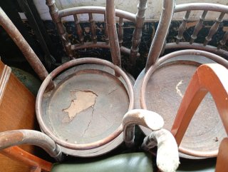 6 Sillas Antiguas de Madera para restaurar