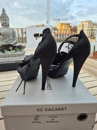 Tacones Xacaret Negros