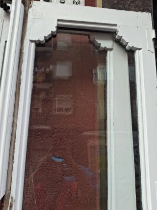 Puertas balconeras antiguas de madera