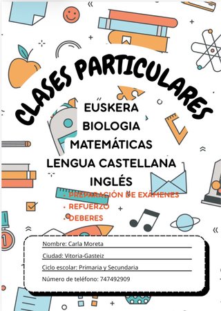 Clases particulares en Vitoria-Gasteiz