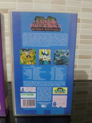5 VHS I Cavalieri dello Zodiaco (Saint Seiya)