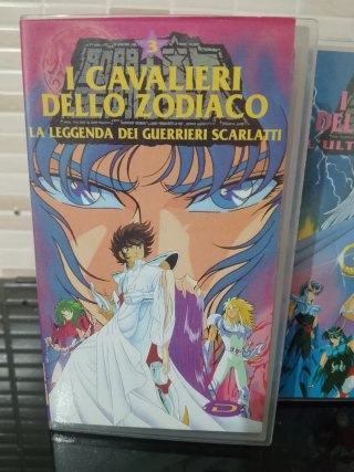 5 VHS I Cavalieri dello Zodiaco (Saint Seiya)