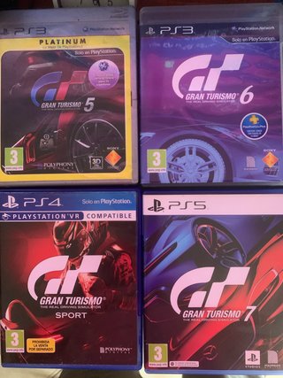Collezione di 4 giochi Gran Turismo (PS3, PS4, PS5)