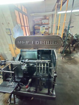Imprenta antigua Heidelberg en perfecto estado