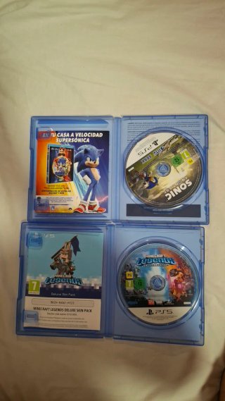 Sonic Frontiers e Minecraft Legends Deluxe PS5