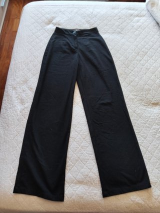 Pantalón ancho Bershka  wide leg negro