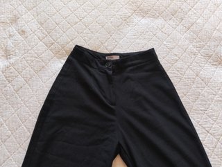 Pantalón ancho Bershka  wide leg negro