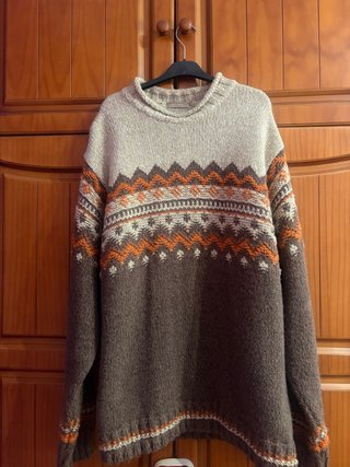 Jersey hombre marrón