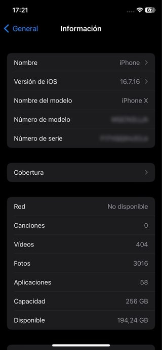 iPhone X 256GB Apple
