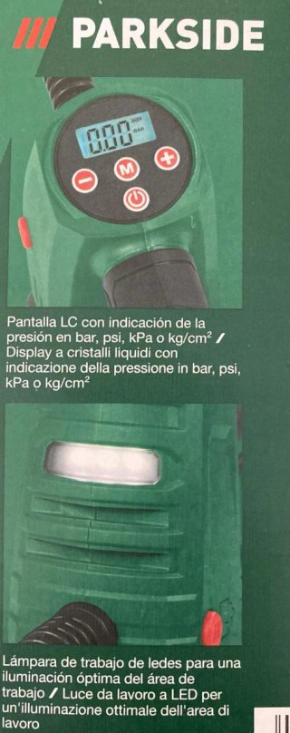 Compresor de aire Parkside 20V