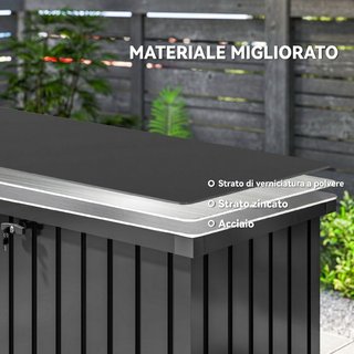 Baúl de Exterior de 400L en Acero