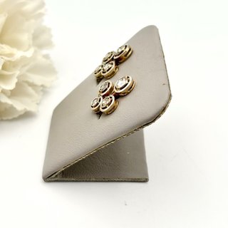 Pendientes de Oro 18kt con diamantes talla antigua