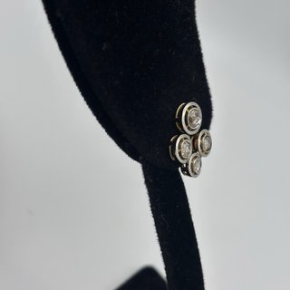 Pendientes de Oro 18kt con diamantes talla antigua
